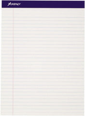 AMPAD - 50 Sheet, 8-1/2 x 11-3/4", Writing Pad - White - Exact Tooling
