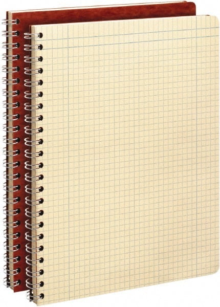 AMPAD - 76 Sheet, 11-3/4 x 9-1/4", Quadrille Computation Book - Brown - Exact Tooling