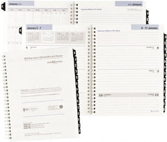 DayMinder - 52 Sheet, 6-7/8 x 8-3/4", Weekly/Monthly Refill - White - Exact Tooling