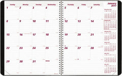 Brownline - 12 Sheet, 8-1/2 x 11", Monthly Planner - Black - Exact Tooling