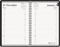 House of Doolittle - 312 Sheet, 5 x 8", Appointment Book - Black - Exact Tooling