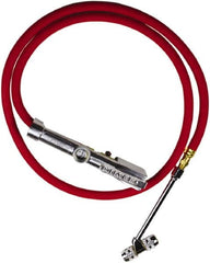 Milton - 160 Max psi Closed Check Aluminum/EPDM Inflator Gauge - Double Lock On Chuck, 1/4 FNPT, 10 to 160 psi Pressure Range - Exact Tooling