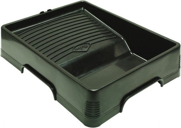 Richard - 9-1/2" Roller Compatible Paint Tray - 1 Gal Capacity, 9-1/2" Wide, Plastic - Exact Tooling