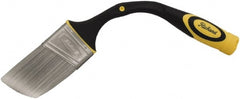 Richard - 2-1/2" Angle/Flat Nylon/Polyester Angular Brush - 3" Bristle Length, 8" Rubber Sash Handle - Exact Tooling