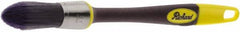 Richard - 7/8" Oval Polyester Trim Brush - 2-1/8" Bristle Length, 7" Rubber Sash Handle - Exact Tooling