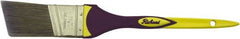 Richard - 1-1/2" Angled Polyester Angular Brush - 2-1/4" Bristle Length, 7-3/8" Rubber Sash Handle - Exact Tooling