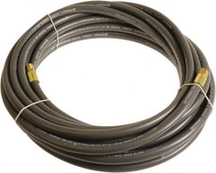 Continental ContiTech - 1/4" ID x 0.45" OD 75' Long Multipurpose Air Hose - MNPT x FNPT Ends, 300 Working psi, -10 to 158°F, 1/4" Fitting, Gray - Exact Tooling