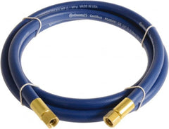 Continental ContiTech - 1/2" ID x 0.78" OD 5' Long Multipurpose Air Hose - FNPT x FNPT Ends, 300 Working psi, -10 to 158°F, 1/2" Fitting, Blue - Exact Tooling