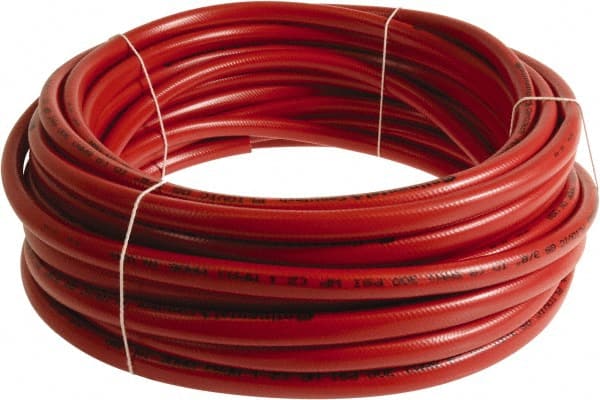 Continental ContiTech - 1/2" ID x 0.78" OD 25' Long Multipurpose Air Hose - 300 Working psi, -10 to 158°F, Red - Exact Tooling