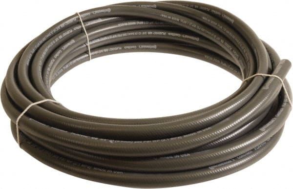 Continental ContiTech - 3/8" ID x 0.6" OD 50' Long Multipurpose Air Hose - 300 Working psi, -10 to 158°F, Gray - Exact Tooling