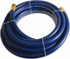 Continental ContiTech - 3/4" ID x 1.11" OD 20' Long Multipurpose Air Hose - MNPT x MNPT Ends, 250 Working psi, -10 to 158°F, 3/4" Fitting, Blue - Exact Tooling