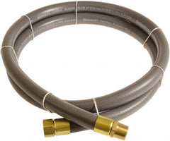 Continental ContiTech - 3/4" ID x 1.11" OD 3' Long Multipurpose Air Hose - MNPT x FNPT Ends, 250 Working psi, -10 to 158°F, 3/4" Fitting, Gray - Exact Tooling