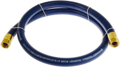 Continental ContiTech - 3/4" ID x 1.11" OD 3' Long Multipurpose Air Hose - FNPT x FNPT Ends, 250 Working psi, -10 to 158°F, 3/4" Fitting, Blue - Exact Tooling