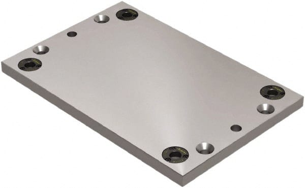 Jergens - 15" Long x 10" Wide Steel Fixture Plate - 3/4" Plate Thickness - Exact Tooling
