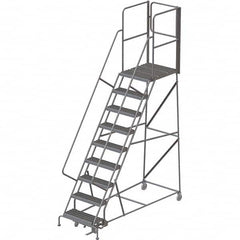 TRI-ARC - Rolling & Wall Mounted Ladders & Platforms Type: Rolling Warehouse Ladder Style: Rolling Platform Ladder - Exact Tooling