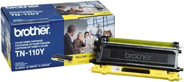 Brother - Yellow Toner Cartridge - Use with Brother DCP-9040CN, 9045CDN, HL-4040CDN, 4040CN, 4070CDW, MFC-9440CN, 9550CDN, 9840CDW - Exact Tooling