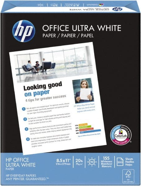 Hewlett-Packard - 8-1/2" x 11" White Copy Paper - Use with HP LaserJet 5000, 5100 produces 10,000 pages. - Exact Tooling