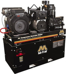 MI-T-M - Stationary Gas Air Compressors Horsepower: 22 Cubic Feet per Minute: 15.70 - Exact Tooling