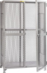 Little Giant - 1 Shelf Visible Storage Cabinet - Steel, 61" Wide x 33" Deep x 78" High, Gray - Exact Tooling