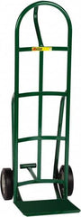Little Giant - 800 Lb Capacity 49" OAH Hand Truck - 12 x 14" Base Plate, Loop Handle, Steel, Solid Rubber Wheels - Exact Tooling