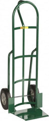 Little Giant - 800 Lb Capacity 49" OAH Hand Truck - 13-1/2 x 16" Base Plate, Loop Handle, Steel, Solid Rubber Wheels - Exact Tooling
