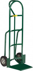 Little Giant - 800 Lb Capacity 49" OAH Hand Truck - 13-1/2 x 16" Base Plate, Loop Handle, Steel, Solid Rubber Wheels - Exact Tooling