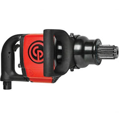 Chicago Pneumatic - #5 Spline Drive, 3,500 RPM, 2,800 Ft/Lb Torque Impact Wrench - D-Handle, 68 CFM, 90 psi, 1/2" NPT Inlet - Exact Tooling