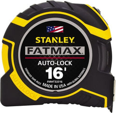 Stanley - 16' x 1-1/4" Tape Measure - 1/16" Graduation - Exact Tooling