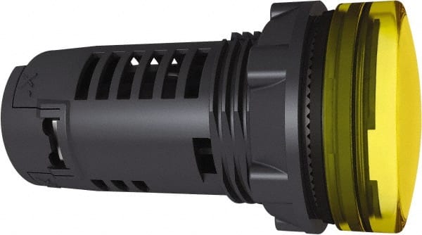 Schneider Electric - 120 V Yellow Lens LED Pilot Light - Exact Tooling