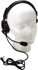 Kenwood - Single Muff, Boom Microphone Single Muff Headset - Black, Use with Protalk Series Two Way Radios - Exact Tooling