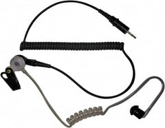 Kenwood - Ear Bud, Push to Talk Microphone Earphone Kit - Black & Clear, Use with Protalk Series Two Way Radios - Exact Tooling