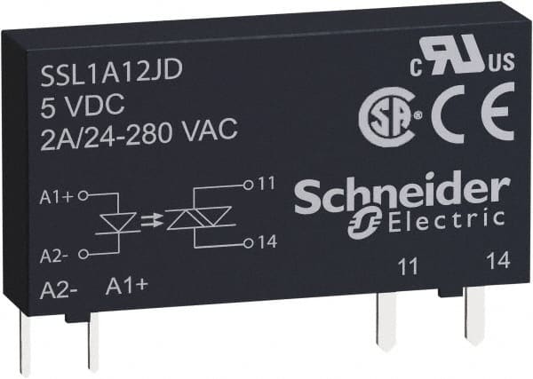 Schneider Electric - 1 Pole, 1NO, 15-30 VDC Control Relay - Exact Tooling