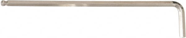 Wiha - 7/64" Hex, Long Arm, Ball End Hex Key - 121mm OAL, Inch System of Measurement - Exact Tooling