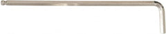 Wiha - 7/64" Hex, Long Arm, Ball End Hex Key - 121mm OAL, Inch System of Measurement - Exact Tooling
