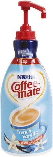 Coffee-Mate - Liquid Coffee Creamer, French Vanilla, 1500mL Pump Bottle - Exact Tooling