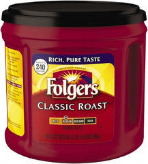 Folgers - Coffee, Classic Roast, Ground, 30.5 oz Canister - Exact Tooling