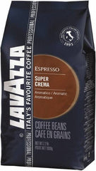 Lavazza - Super Crema Whole Bean Espresso Coffee, 2.2 Lb Bag, Vacuum-Packed - Exact Tooling