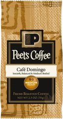 Peet's Coffee & Tea - Coffee Portion Packs, Caf\xE9 Domingo Blend, 2.5 oz Frack Pack, 18/Box - Exact Tooling