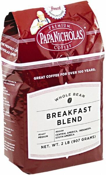 PapaNicholas - Premium Coffee, Whole Bean, Breakfast Blend - Exact Tooling