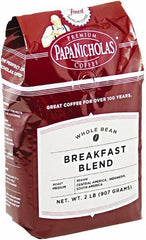 PapaNicholas - Premium Coffee, Whole Bean, Breakfast Blend - Exact Tooling