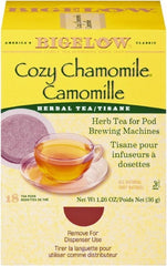 Bigelow - C ozy Chamomile Herbal Tea Pods, 1.90 oz, 18/Box - Exact Tooling
