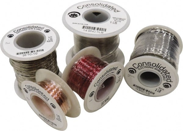 Made in USA - 30 Gage, 0.01" Diameter x 1,000' Long, Bare, Tinned Copper Bus Bar Wire - Pure Copper (ASTM B3) - Exact Tooling