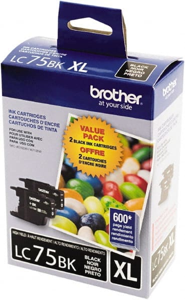 Brother - Black Ink Cartridge - Use with Brother MFC-J280W, J425W, J430W, J435W, J5910DW, J625DW, J6510DW, J6710DW, J6910DW, J825DW, J835DW - Exact Tooling