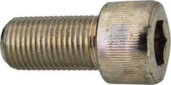 Value Collection - 1/2-20 UNF Hex Socket Drive, Socket Cap Screw - Alloy Steel, Zinc-Plated Finish, Fully Threaded, 1" Length Under Head - Exact Tooling