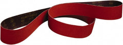 3M - 2" Wide x 132" OAL, 120 Grit, Ceramic Abrasive Belt - Ceramic, Fine, Coated, Series 947A - Exact Tooling