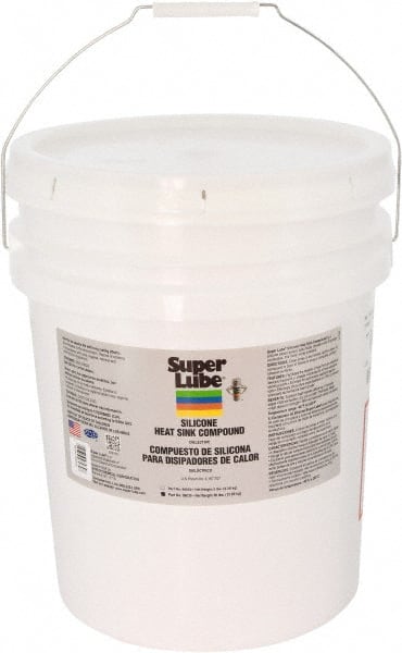 Synco Chemical - 30 Lb Pail Silicone Heat-Transfer Grease - White, High Dielectric Strength, 500°F Max Temp, - Exact Tooling