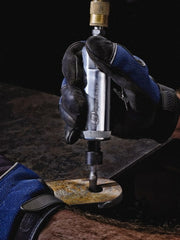 Ingersoll-Rand - 1/4" Collet, Straight Handle, Air Straight Die Grinder - 27,000 RPM, Front Exhaust, 9 CFM, 0.5 hp, 90 psi - Exact Tooling