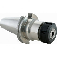 Techniks - 1/8 to 1.023" Capacity, 8" Projection, CAT50 Dual Contact Taper, ER40 Collet Chuck - 12" OAL - Exact Tooling