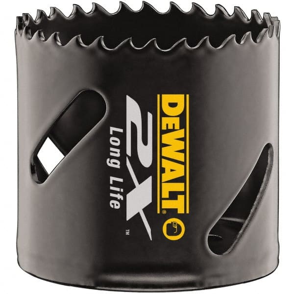 DeWALT - 4-3/4" Diam, 1-7/8" Cutting Depth, Hole Saw - Bi-Metal Saw, Toothed Edge - Exact Tooling
