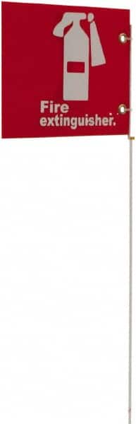 NMC - Fire Extinguisher Cabinets & Accessories Type: Portable Sign Post Base Maximum Extinguisher Capacity (Lb.): 1.00 - Exact Tooling